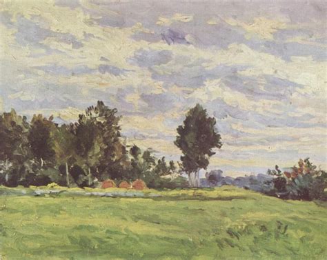 Landscape In The Ile De France Paul Cezanne 1865 Totally History