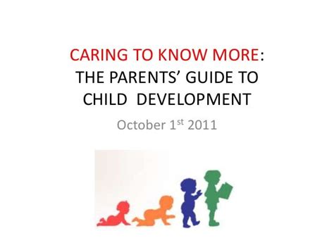 The Parents Guide To Child Development