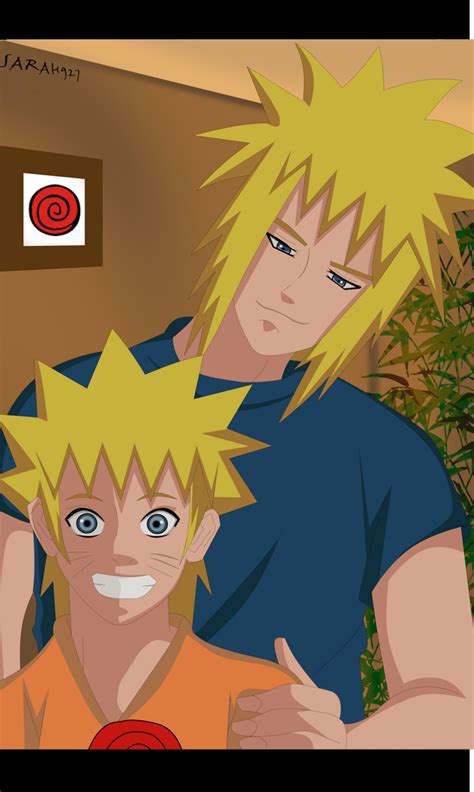 Minato And Naruto Father And Son By Sarah927artworks On Deviantart