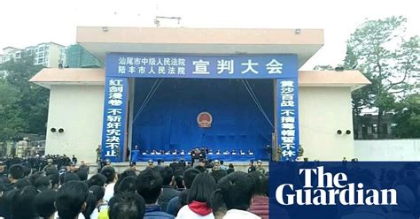 Public Death Sentences For 10 People Show Chinas Desperation China