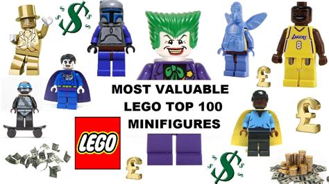 complete list of top 100 most valuable rarest lego figures minifigs sg minifigures