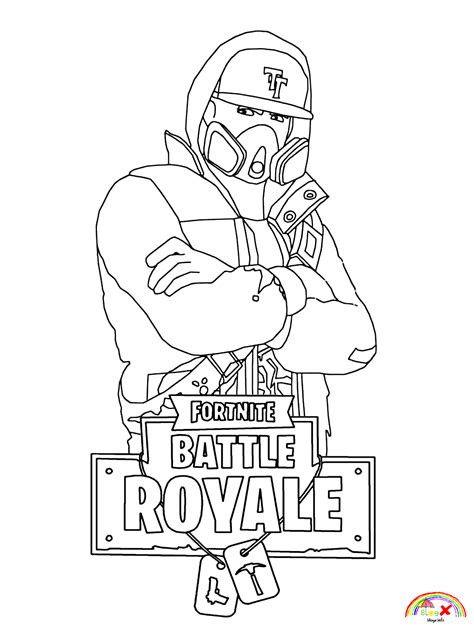 Fortnite Coloring Pages Ninja Coloring Page Blog