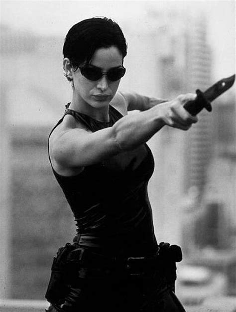 Trinity The Matrix Movie Carrie Anne Moss Matrix