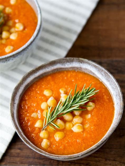 Chickpea Tomato Soup With Rosemary Tomato Soup Recipes Chickpea Soup