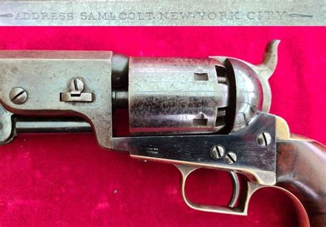 A Superb Early Colt Model 1851 Navy 36 Calibre Percussion Revolver