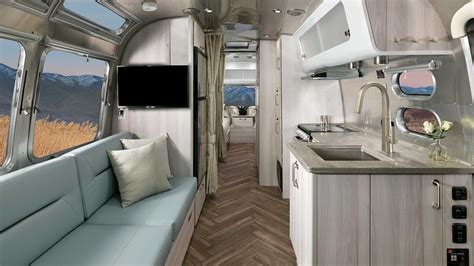 The Interior Of The New 2021 Airstream International With Blackout