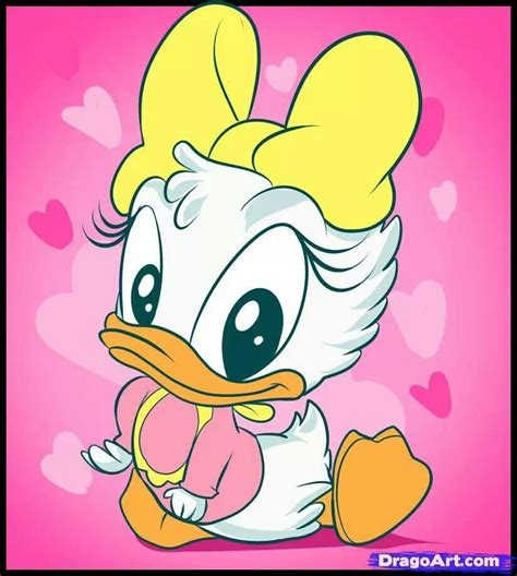 Baby Daisy Duck Disney Tekenen Schattige Tekeningen