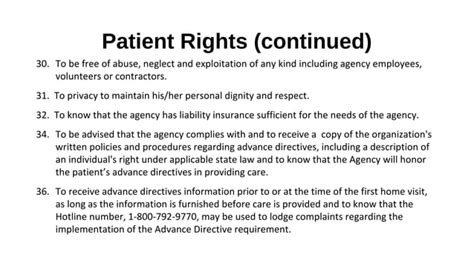 7 Patient Rights And Responsibilities Ppt