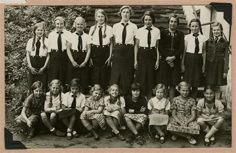 Group Portrait Of German School Girls In Nazi Germany Collections