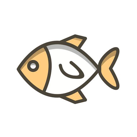 Vector Fish Icon 439423 Vector Art At Vecteezy