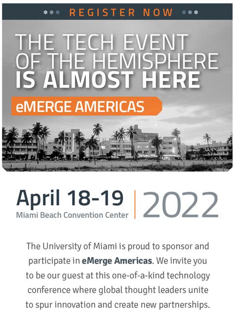 Register Now For Emerge Americas 2022