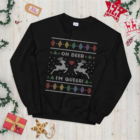 Transgender Pride Snowman Christmas Jumper Organic Cotton Sweatshirt