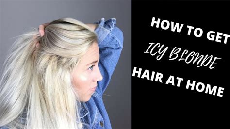 how to get icy blonde hair at home pt 2 wella t18 toning youtube