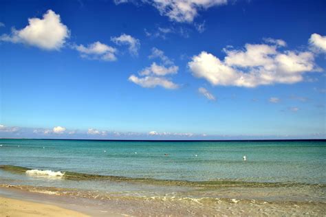 Free Picture Summer Horizon Water Sand Blue Skyn Beach Sea