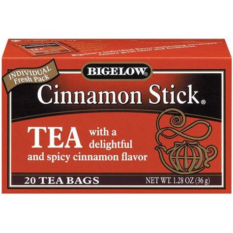 bigelow cinnamon stick black tea tea bags 20 ct cinnamon sticks ingredients