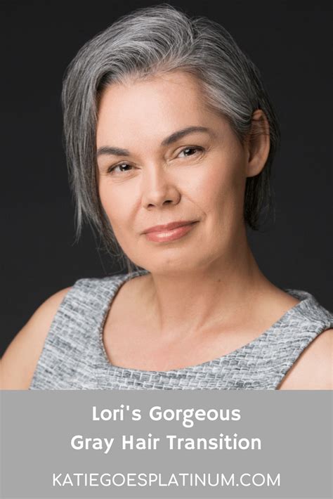 Lori Shares The Story Of Her Gray Hair Transition Which Was Inspired