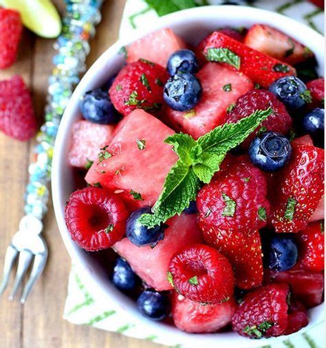Mojito Fruit Salad Recipe Side Dishes For Bbq Healthy Summer