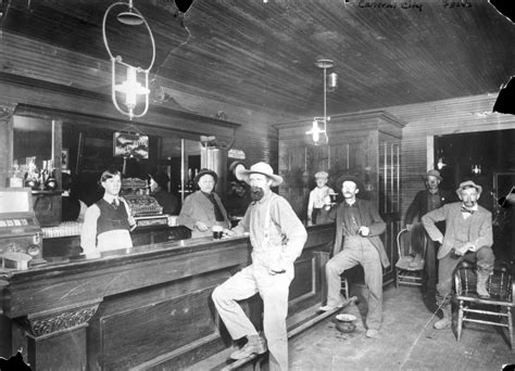 Saloon Scene Central City Colorado 1870s Interesting Elements