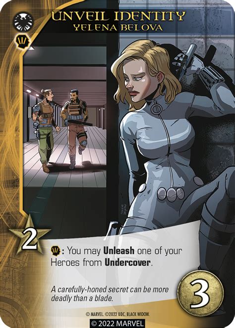 Legendary Black Widow Card Preview No Longer Undercover Upper Deck