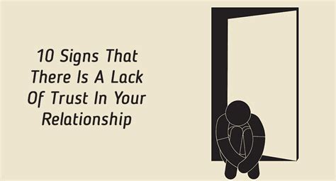 10 Signs That There Is A Lack Of Trust In Your Relationship
