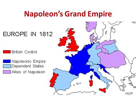 Napoleon Bonaparte Empire Map