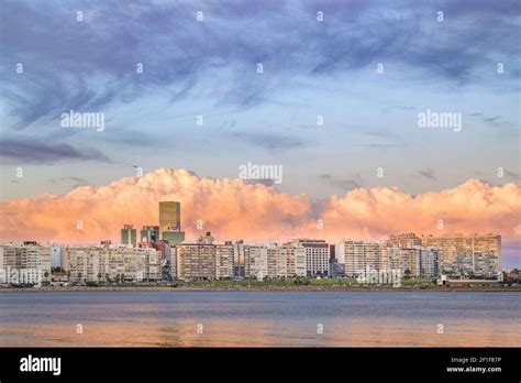 Montevideo Skyline Scene Stock Photo Alamy