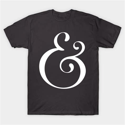 ampersand ampersand t shirt teepublic