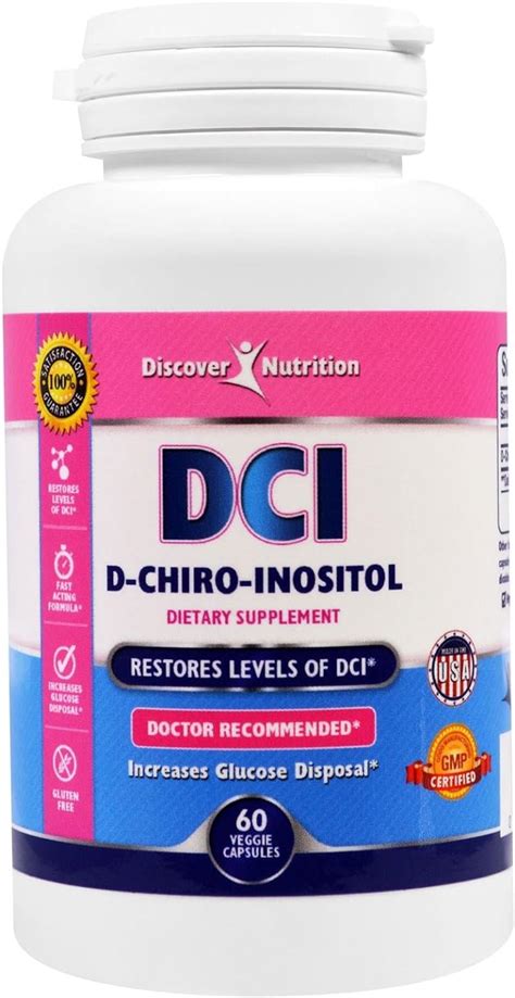D Chiro Inositol 60 Caps Amazonca Health And Personal Care