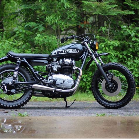 Perfect Forest Road Cruiser 1975 Yamaha Xs650 Street Tracker