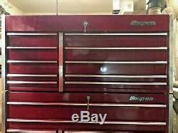 Snap On Tool Box Master Series Drawer Roll Cab Top Box Cranberry Usa