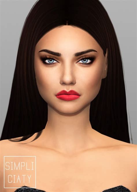 Simpliciaty Female Model Pack Sims 4 Downloads Female Models Sims