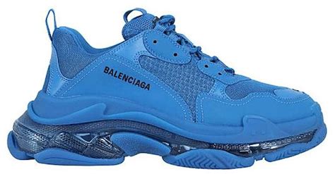 Balenciaga Blue Triple S Sneakers Ref449222 Joli Closet