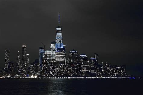 Hd Wallpaper New York Buildings Night Hd 4k 5k Lights World 8k