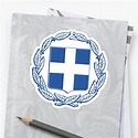 "Coat of arms of Greece" Sticker by anatudor | Redbubble