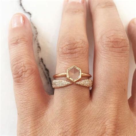 Unique Fitted Engagement Ring And Wedding Band Combos That Just