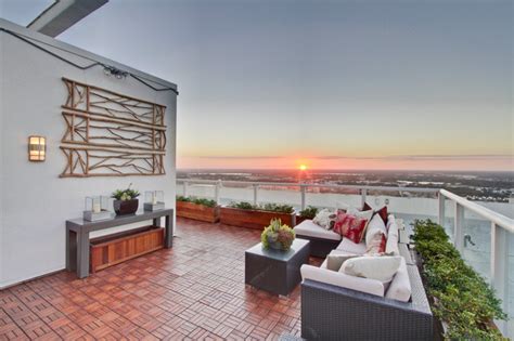 The Vue Penthouse Contemporary Patio Orlando By Saya Couture