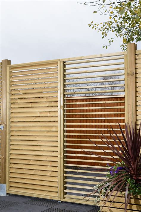 Grange Adjustable Slat Garden Screen Garden Screening Fence Design
