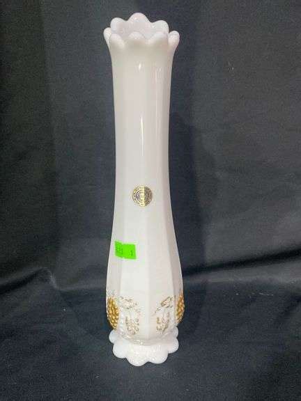 Westmoreland Milk Glass Vase Metzger Property Services Llc