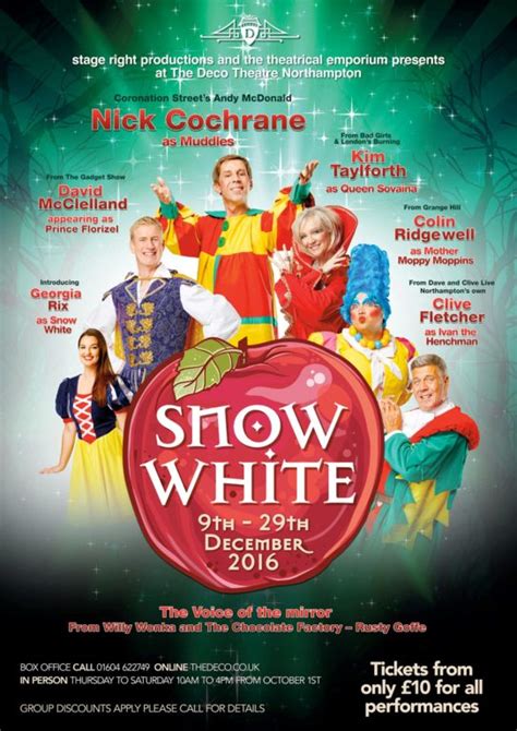 Snow White And The Seven Dwarfs 2016 Christmas Pantomime The Deco