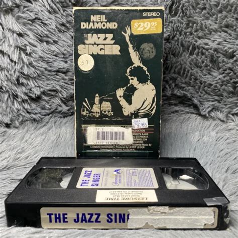 Neil Diamond The Jazz Singer Vhs 1980 Paramount Home Video Classic Music Film 899 Picclick