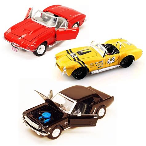 Best Of 1960s Muscle Cars Diecast Set 59 Set Of Three 124 Scale Diecast Model Cars