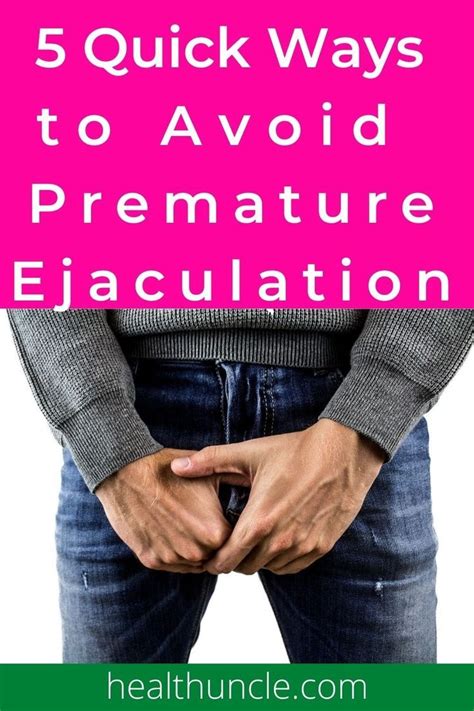 5 Quick Ways To Avoid Premature Ejaculation Men Health Tips Libido Boost For Men Health