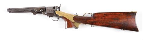 Lot Detail A Rare Colt Model Us 1851 Navy Percussion Revolver