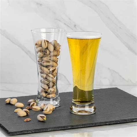 Lav Drinking Glasses Set Of 6 Clear Glass Cups Multipurpose Glassware Sets Beer Pint Glasses