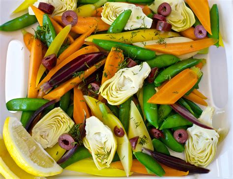 Spring Vegetable Salad Recipe | The Domestic Dietitian
