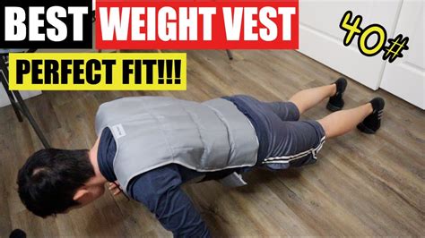 Perfect 40 Pound Weight Vest Unboxing And Review Best Weighted Vest