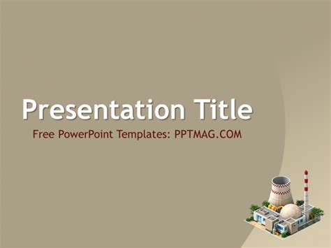 Free Power Plant Powerpoint Template Pptmag