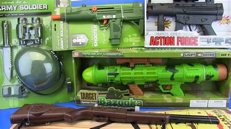 Guns Toys For Kids Bazooka Shotgunmachine Gun Andmilitary Equipment