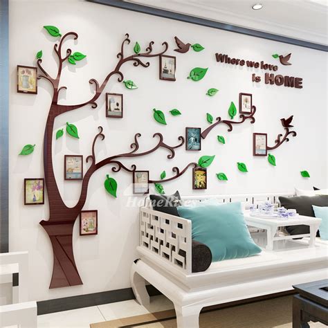 Removable Wall Decals For Bedroom Acrylic Tree Home Decor