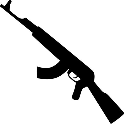 Gun Pistol Revolver Rifle Weapon Icon Gambaran